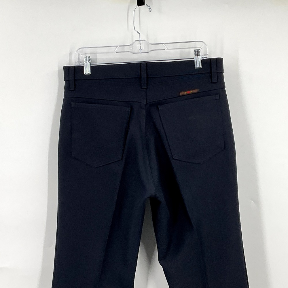 El Paso Jean Co. Pants Men 34x28 Navy Blue Slacks Polyester Rodeo Western - Picture 4 of 12